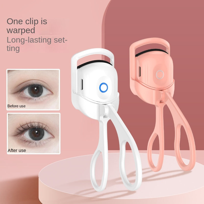 Portable Heated Eyelash Curler - glow vine